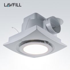 Review Quạt thông gió âm trần có đèn LED LAVFILL LFCV-12D-L
